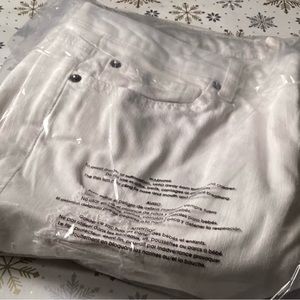 Life In Progress White Skinny Jeans with Distressed Cuts Slim Fit (29)